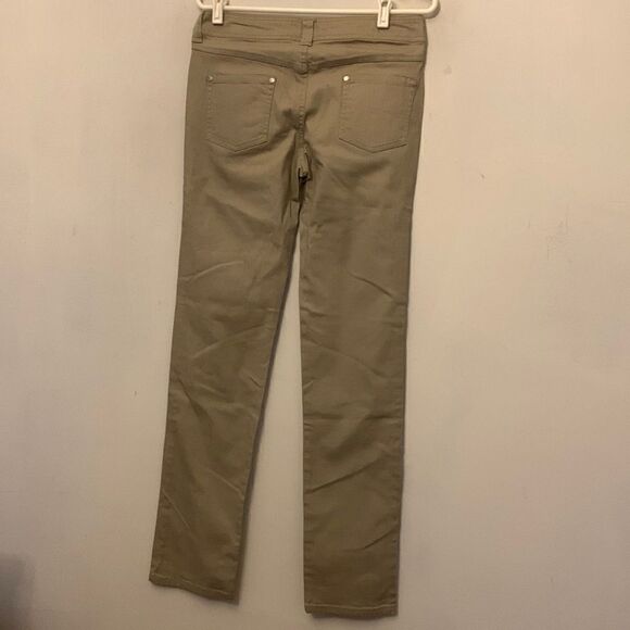 Honey Bun khaki skinny ankle jeans Size 9 NWT - Picture 4 of 8